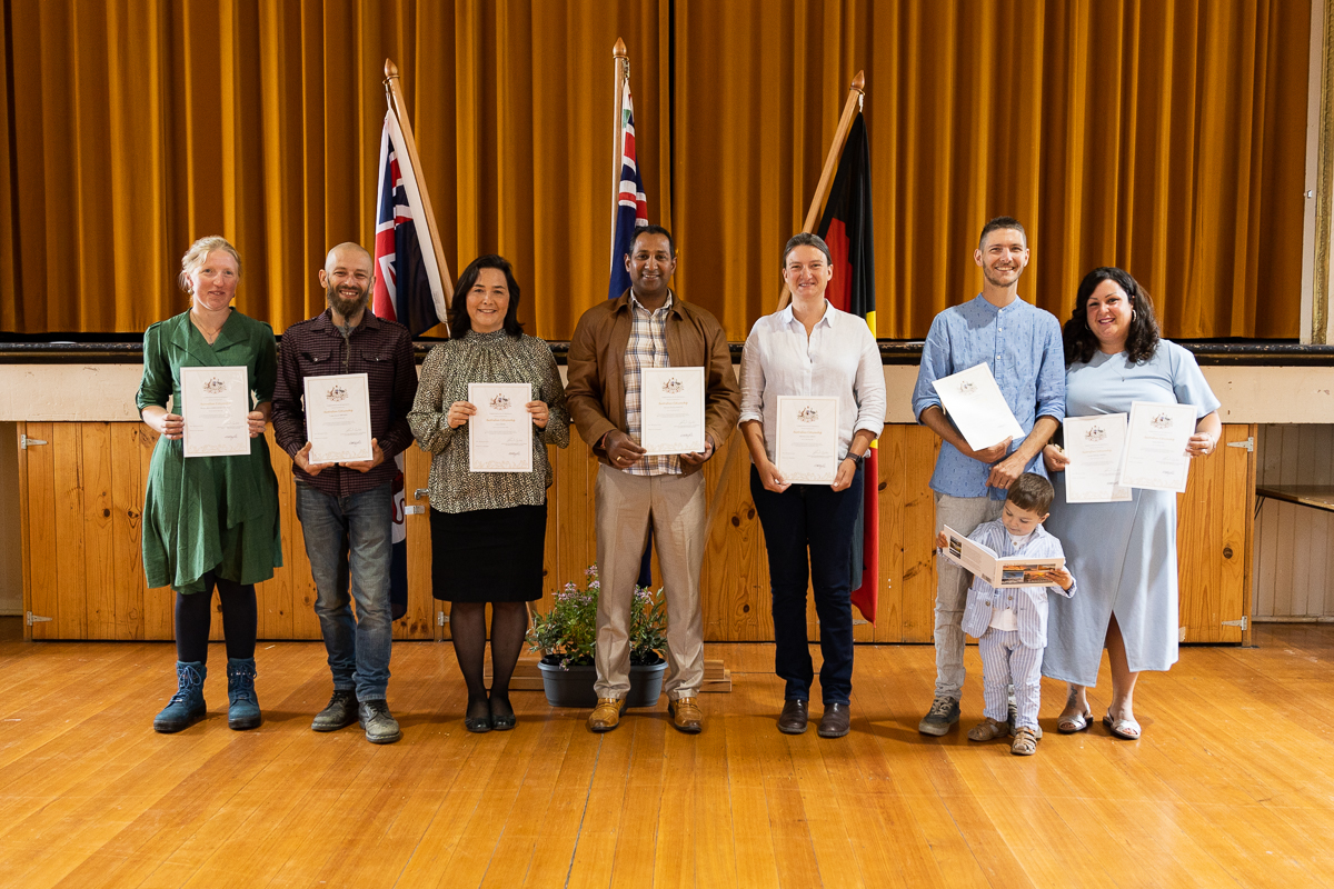 Huon Valley new citizens Huon Valley Council